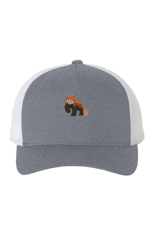 ZooWear - Red Panda Premium Trucker Hat Heather/Wh
