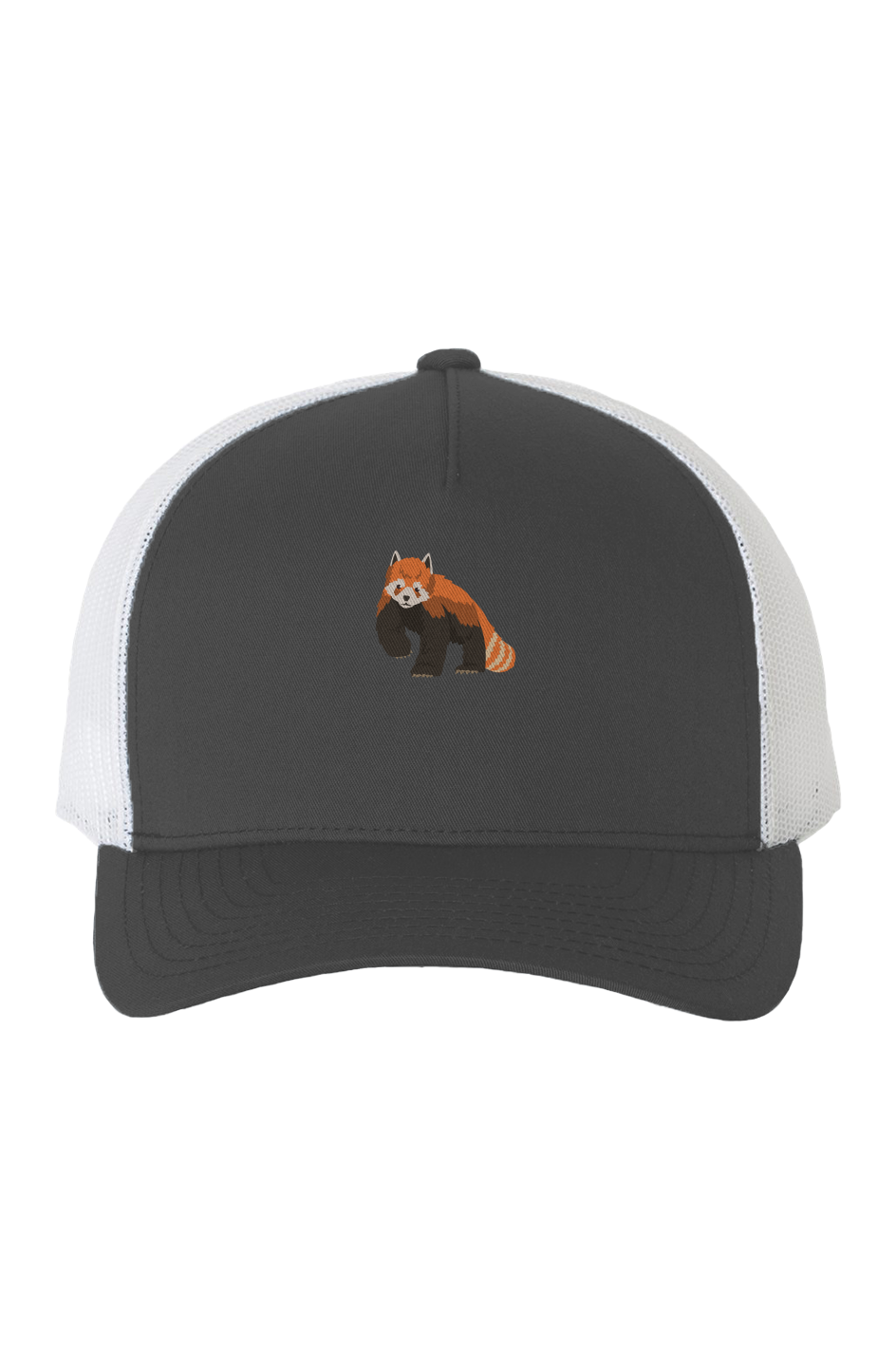 ZooWear - Red Panda Premium Trucker Hat Charcoal/W