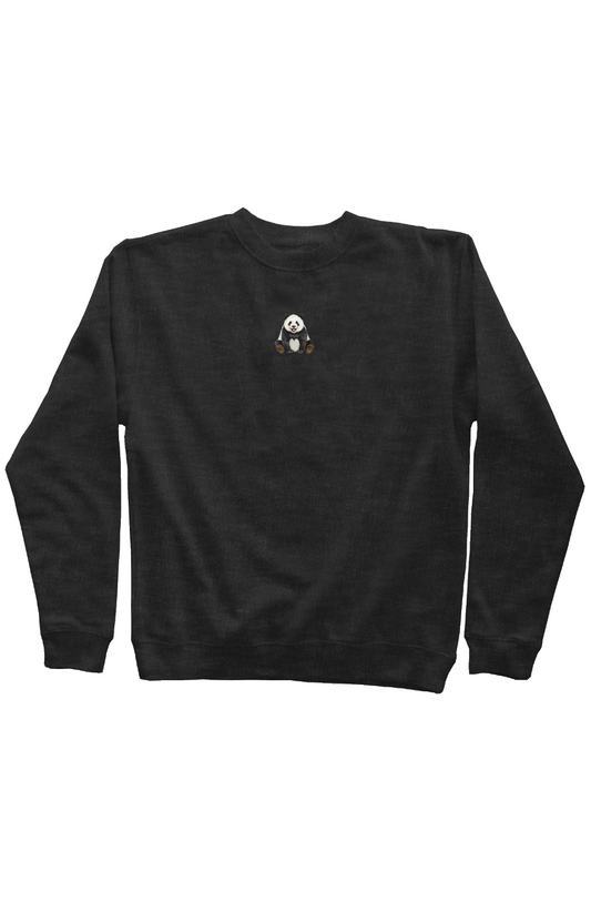 ZooWear - Panda Unisex Crewneck Charcoal