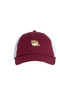 Maroon/ White