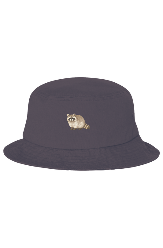 ZooWear - Raccoon Bucket Hat Charcoal