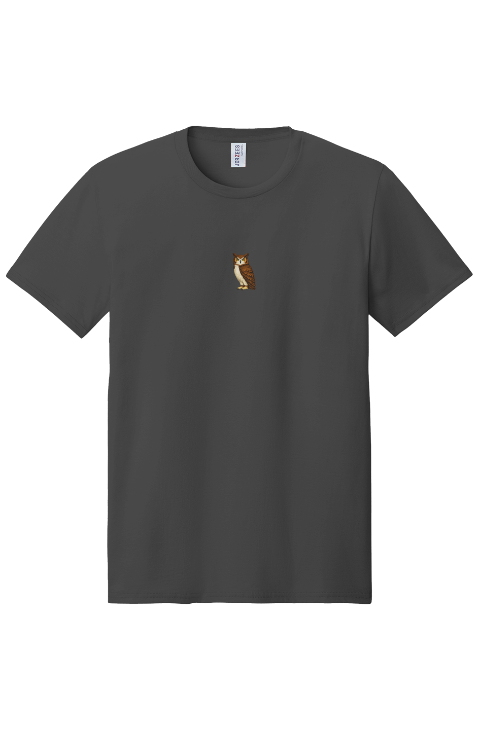 ZooWear - Owl Unisex Tee Charcoal Grey