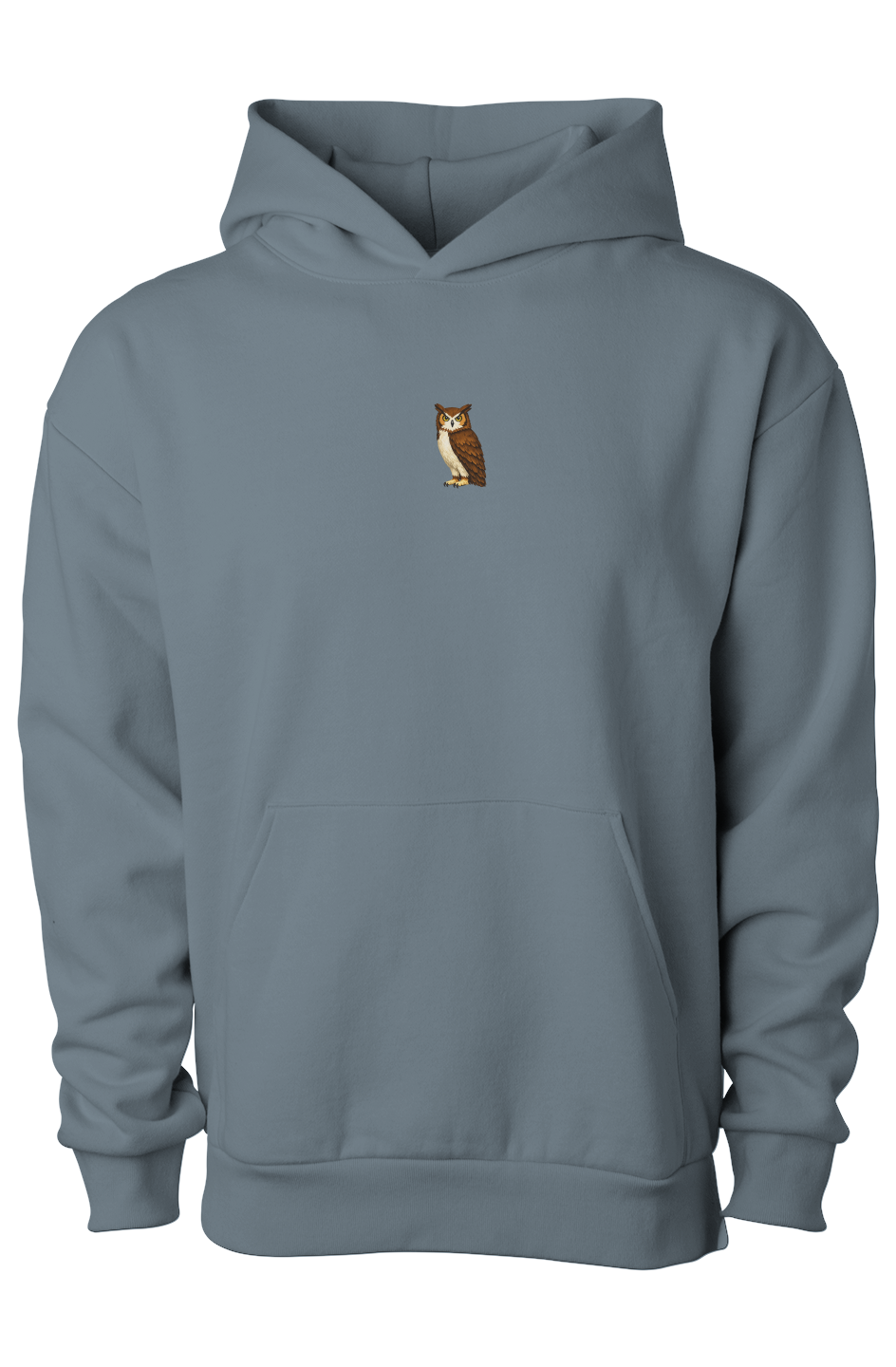 ZooWear - Owl Unisex Hoodie Blue Magic