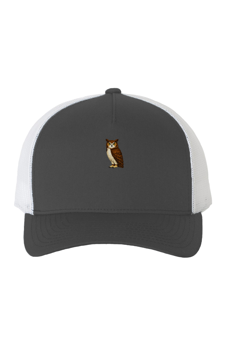 ZooWear - Owl Premium Trucker Hat Charcoal/White